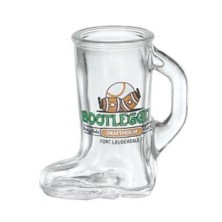 1.5 oz. Glass Boot Shaped Shot Glass. An extrmely unique Western Cowboy Wild West Saloon Shot Glass Product Idea! We're a wholesale direct supplier of many discount plastic, glass etched, ceramic and metal Shot Glasses! 1.5L114
