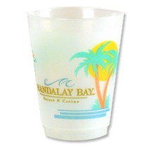 16 oz. Frosted Reusable Drink Beverage Cups. Wholesale Flex Pricing! Extremely popular for Street Parties, tradeshow events, Weddings, Company picnics and much more!  SMOQ279