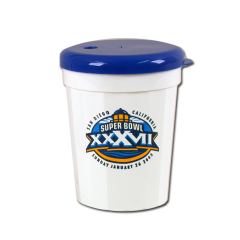 Smooth wholesale custom printed 17 oz. plastic Fluted Stadium Cup! Discount affordable promotional product for Sport events, Schools, Churches, Corporate parties, Street Festivals, Restaurants, Bars and more! Lids sold seperately.  SMOL278