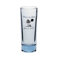 2 oz. Custom Printed Blue Cordial Shot Glass. A great Wedding, Bar, Nightclub or Party Idea! We're a wholesale direct supplier of many discount plastic, glass etched, Pewter, Glass, ceramic, disposable and Stainless Steel Shot Glasses! 2OH347