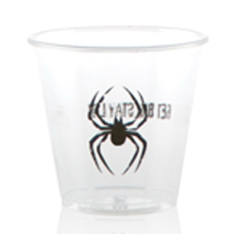 3.5 oz. Clear Soft disposable plastic custom printed Tumblers. A great Wedding, Club, Bar or Company Event or Street Party Idea! THE wholesale supplier of plastic, glass, Disposable, ceramic and Stainless Steel Cups and Shot Glasses!  3.5H340