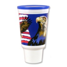 Smooth wholesale Travel custom printed 44 oz. plastic white Stadium Cups! Discount promotional product for Sport events, Schools, Churches, Corporate parties, Street Festivals, Restaurants, Bars and more! Lids sold seperately. 449279