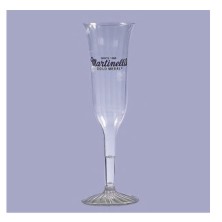 5 oz. Disposable Plastic Rigid styrene Wine and Champagne Flute Stem Glass. Extremely popular for Street Parties, tradeshow events, Weddings, Company picnics and much more!  5OW356