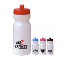 Custom printed Economical Plastic 24 oz. Biking Sports bottle. Great Fundraising event promo product for Schools, Churches & More! We've got TONS of Wholesale Sports Bottles to choose from for personalization!  BIK9187