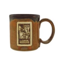 10 oz. Custom promotional Handcrafted Glazed Stoneware Ceramic Coffee Mugs. A beautiful and unique handmade clay Old World coffee mug with glaze finish and a Classic Country design. We are THE DIRECT SOURCE for custom Stoneware Mugs. CUSR282