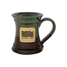 16 oz. Custom promotional Handcrafted Glazed Stein Stoneware Ceramic Coffee Mugs. A beautiful and unique handmade clay Old World coffee mug with glaze finish and a Classic Country design. We are THE DIRECT SOURCE for custom Stoneware Mugs.  CUSB285