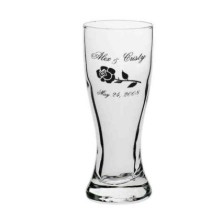 2.5 oz Custom printed Glass Mini Pilsner Shooter Shot Glass. A great Wedding, Bar, Nightclub or Party Idea! We're a wholesale supplier of many discount plastic, glass etched, Pewter, Glass, ceramic and Stainless Steel Shot Glasses!   2.56347