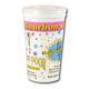 Smooth wholesale custom printed 32 oz. plastic white Stadium Cups! Discount promotional product for Sport events, Schools, Churches, Corporate parties, Street Festivals, Restaurants, Bars and more! Lids sold seperately. 32F278