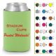 Custom Printed Collapsible Scuba Foam Can Cooler Sleeve Koozie. High Density Open Cell Scuba foam Material for an Insulated Cold Cooler Keeper! We have a TON of WHOLESALE DIRECT personalized Can & Bottle Foam / Neoprene Foam custom Koozies! CUSC28