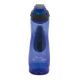 Custom Printed 24 oz. Translucent Plastic Sports Water Bottle with Press On Flip lid. 6 Product Colors! A Soft Grip style water bottle promotional personalized item. Great for Schools, Churches and 5K Run Walk Fundraisers!  CUS631