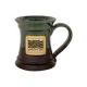 16 oz. Custom promotional Handcrafted Glazed Stein Stoneware Ceramic Coffee Mugs. A beautiful and unique handmade clay Old World coffee mug with glaze finish and a Classic Country design. We are THE DIRECT SOURCE for custom Stoneware Mugs.  CUSB285