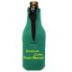 Custom Printed Neoprene Zipper Bottle Cooler Collapsible Koozie. Scuba Neoprene Material for a great Insulated Cold Cooler Keeper! We have a TON of unique WHOLESALE DIRECT personalized Can & Bottle Foam / Neoprene custom Koozies! NEOU92